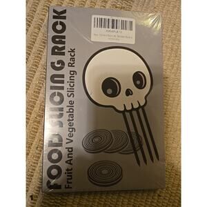 Skull White Food Fruit Vegetable Slicing Rack Onion Potatoes Advacados Kitchen -